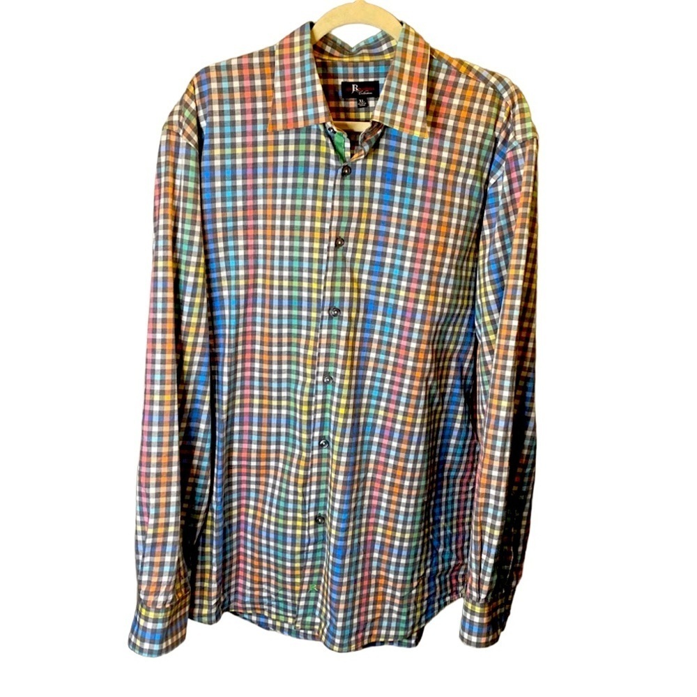 NWOT Jon Randall Rainbow Sports shirt XL
